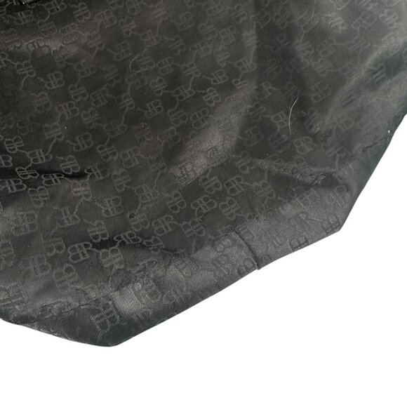 BANANA REPUBLIC Black Soft Pebbled Leather Hobo Shoulder Strap Handbag - Picture 4 of 16